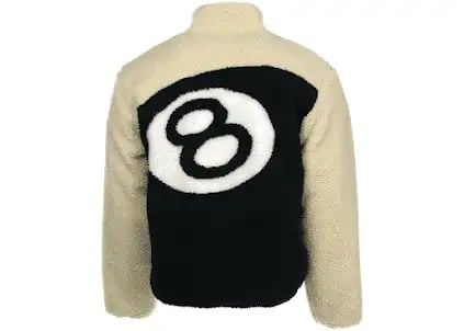 Stussy 8 Ball Sherpa Reversible Jacket #1