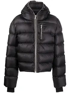 Rick Owens Paddend Hooded Down Puffer Jacket